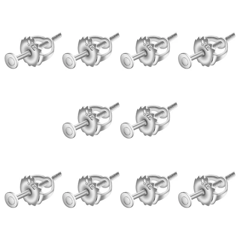 المسمار الأمني على ظهور القرط الموصل العملي مع قفل مرفقات ظهور القرط لترصيع الأذن Droopy C71A #1