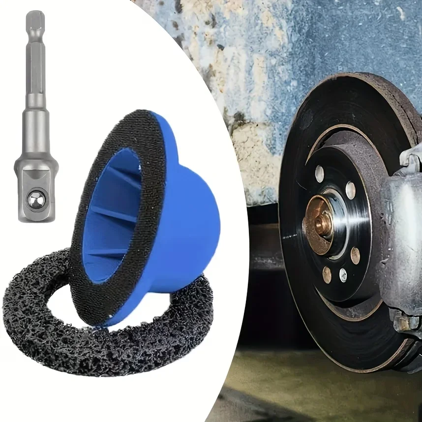 

6-дюймовый силиконовый угольный шлифовальный круг с адаптером для дрели — профессиональный набор для обработки и очистки поверхностей, подходит для автомобилей