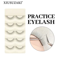 False Eyelash Extension Kit Set PracticeLashes for Beginner Fake Head ModelMannequin Training Lashes SupplierMakeup Tools