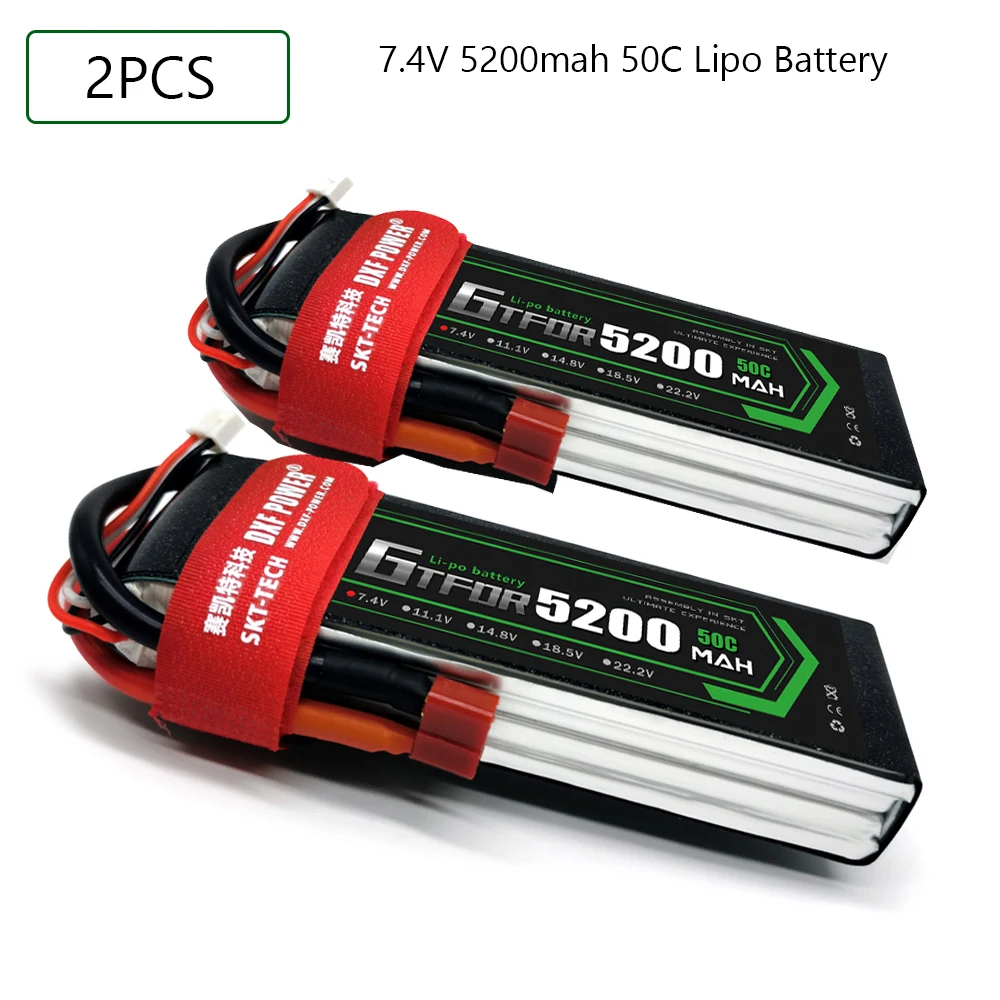 

GTFDR Lipo Battery 7.4V 11.1V 22.2V 14.8V 15.2V 6S 4S 3S 2S 5200mAh 7000mAh 8000mAh 8400mAh 6750mAh 6500mAh for RC Car Buggy