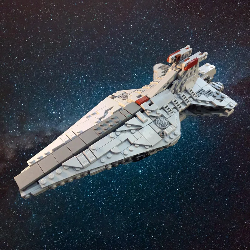 

Новинка, 660 шт., звездный корабль MOC Venator Class StarDestroyers, строительные блоки, модель сапсона, сделай сам, креативный эксперт, кирпичи, игрушки, подарки