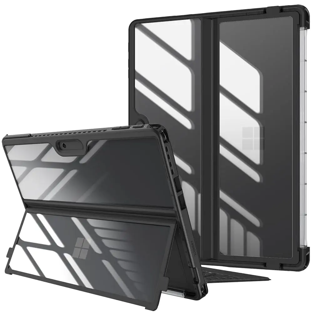

Free ShippingFintie Hard Case for 13 Inch Microsoft Surface Pro 11/10/9 - Shockproof Folio Rugged Cover with Clear Transparent B