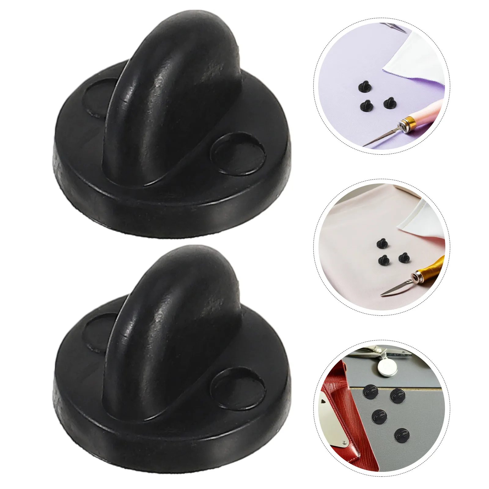 150Pcs Uniform Accessory Components Butterfly Clutch Pin Backs Secure Black Plastic Lapel Pin Backings Replacement for Enamel
