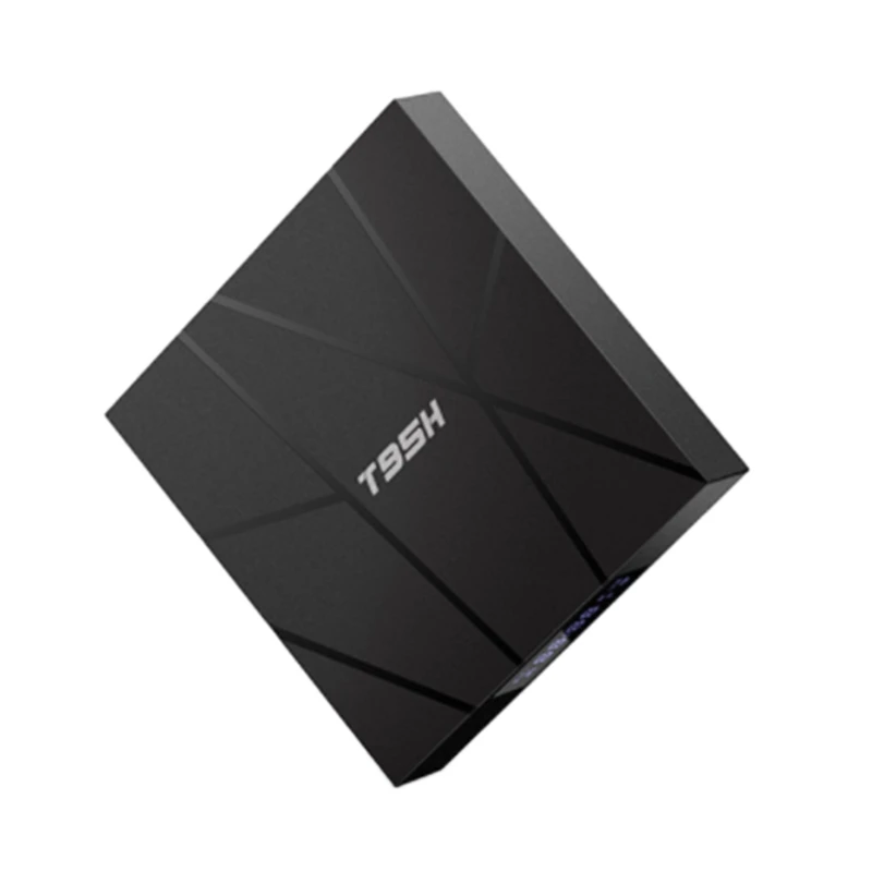 Hot-T95H Android 10 TV BOX Allwinner H616 4G RAM 64 ГБ ROM Беспроводное подключение WIFI 6K HD-плеер для дома, школы, вилка стандарта США