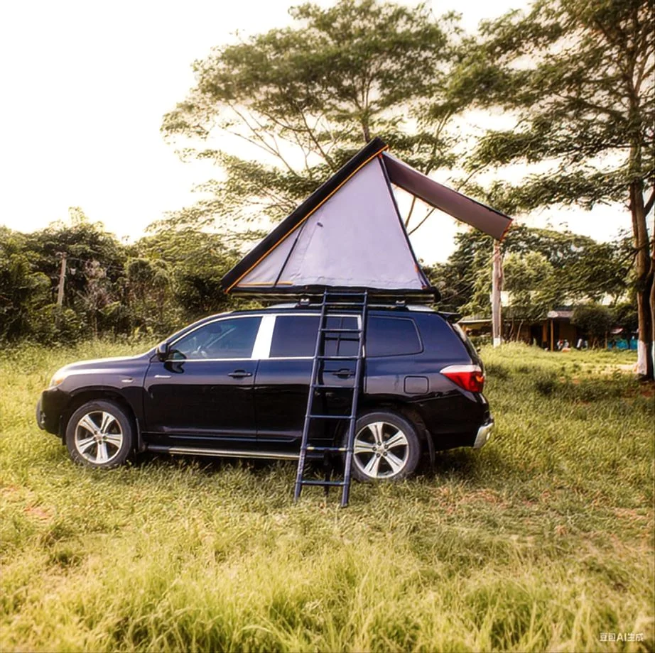 

Triangle Soft Roof Top Tent 4x4 600D Oxford Waterproof Summer Tent for Camping Car Pickup Truck & Camper Trailer