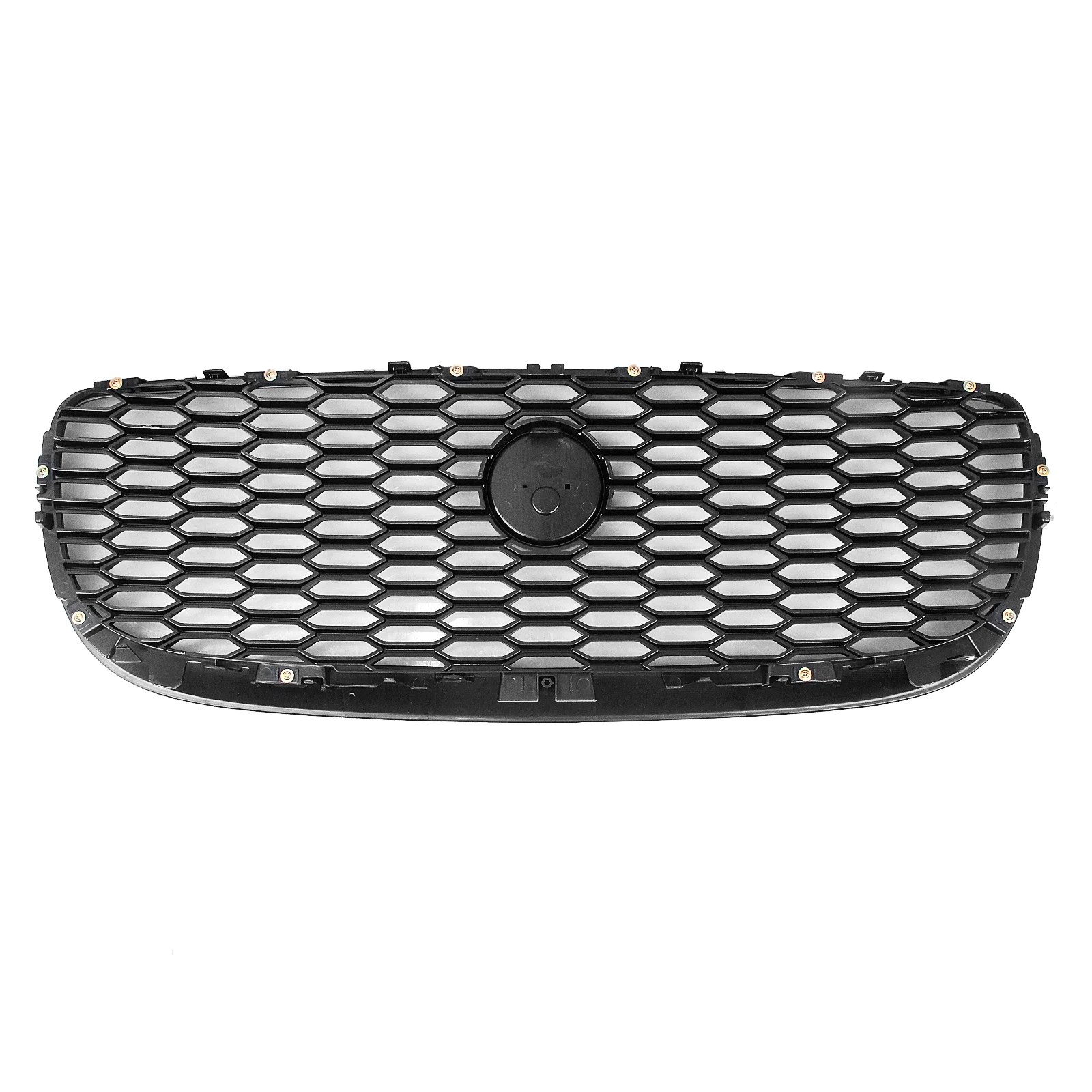 Front Grille Racing Grill For Jaguar XE 2015 2016 2017 2018-2020 Carbon Fiber Look/Gloss/Matte Black Upper Bumper Hood Mesh Grid