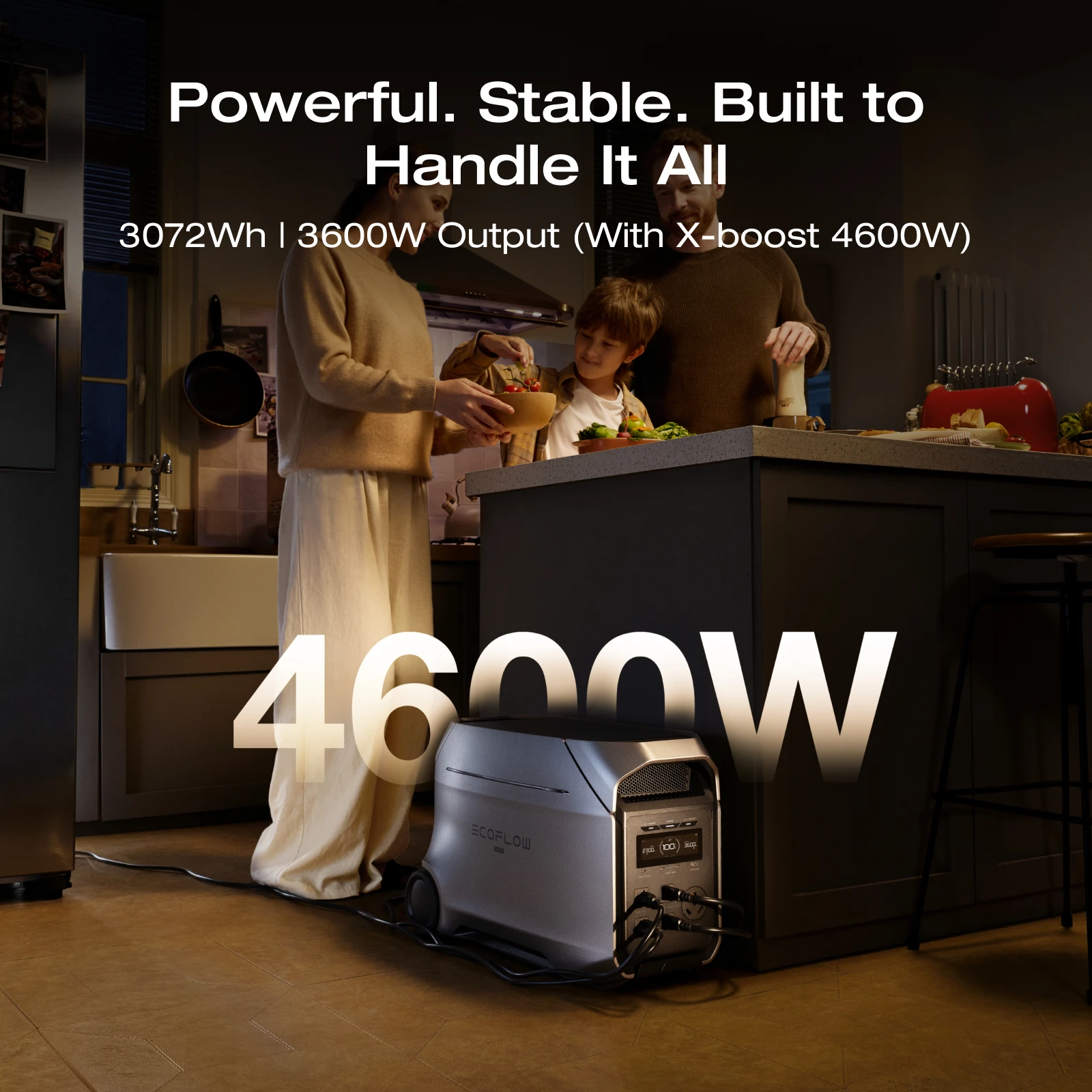 ECOFLOW DELTA 3 Ultra Plus Portable Power Station with 22.8