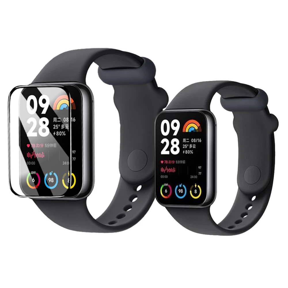 1/3/5 шт. Защитная пленка для часов Xiaomi Mi Band 8 Pro HD устойчивая к царапинам композитная пленка 3D смарт-часы защита экрана аксессуары