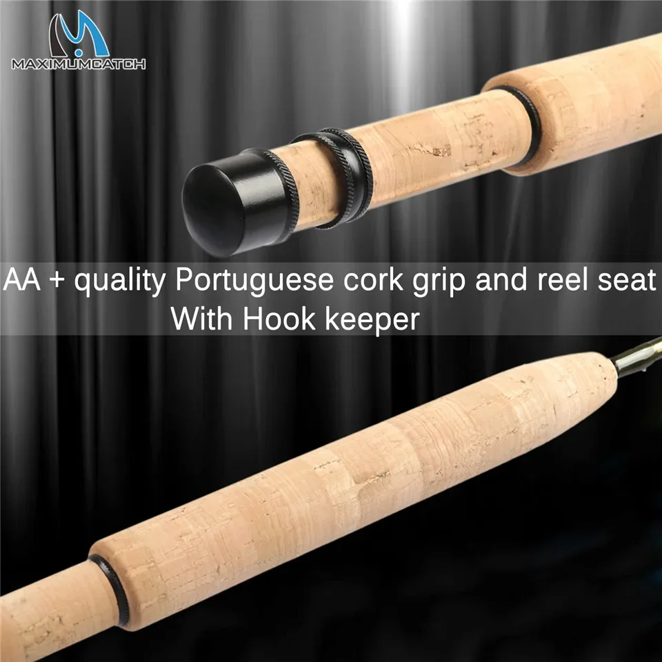 Caña ultraligera carbono IM10 para pesca con mosca MAXIMUMCATCH - imagen 5