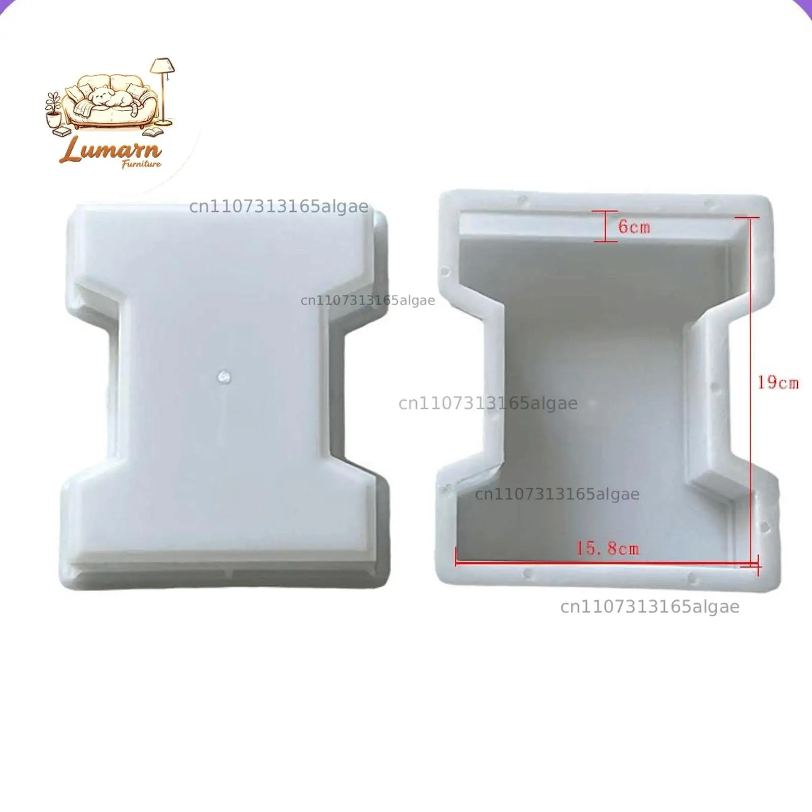 Cement Garden Decoration Mold Route Maker Model Pathway DIY Tool for Outdoor Patio Floor Tile Making