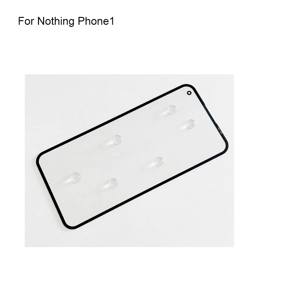 For Nothing Phone1 Front LCD Glass Lens touchscreen Touch screen Panel For Nothing Phone 2 Outer Screen Glass without flex