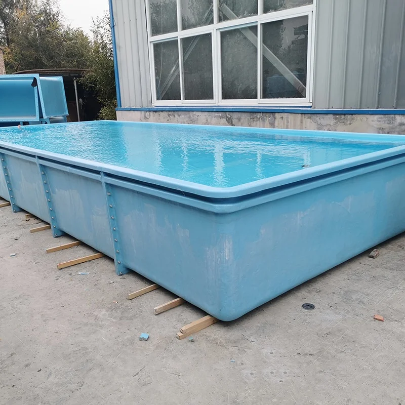 Aquaculture Tank Fish Farm Pond Aquarium Fish Tank Product Fiberglass Glass Fiber Reinforced Plastic Hatchery Tank Eco-friendly