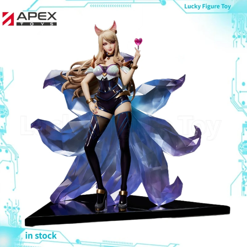 

【Оригинал】APEX-TOYS League of Legends The Nine-Tailed Fox Ahri K/DA масштаб 1/7, модели игрушек