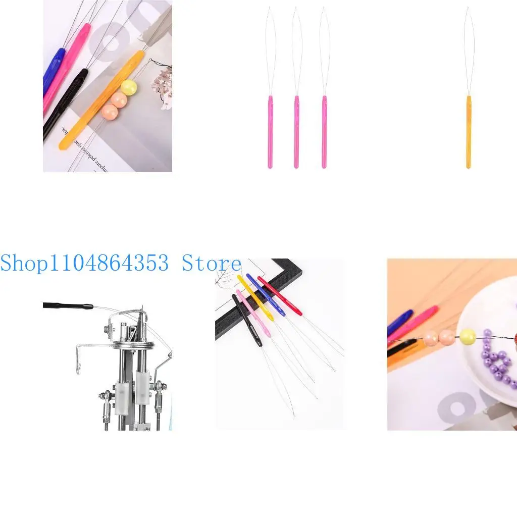 

652F 3Pcs Open the Bead Needle DIY Beading Needle Supplies for Making Beads Handmade Pins Jewelry Accessories Tools
