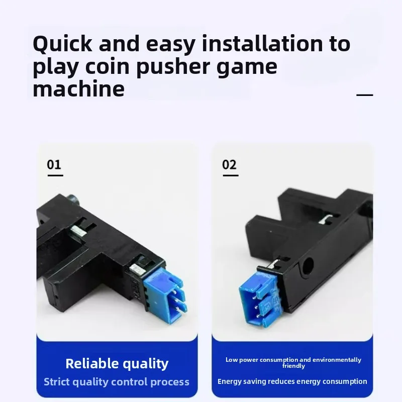 KI669 Arcade Coin Changer Machine with Light Eye Sensor for Jumping Island Galaxy Century Coin Operated Games