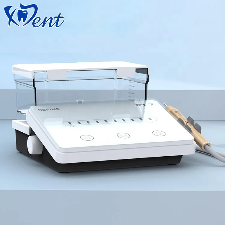 

New product painless piezo instrument 1000ml water tank periodontal treatment device PT7 with LED handpiece