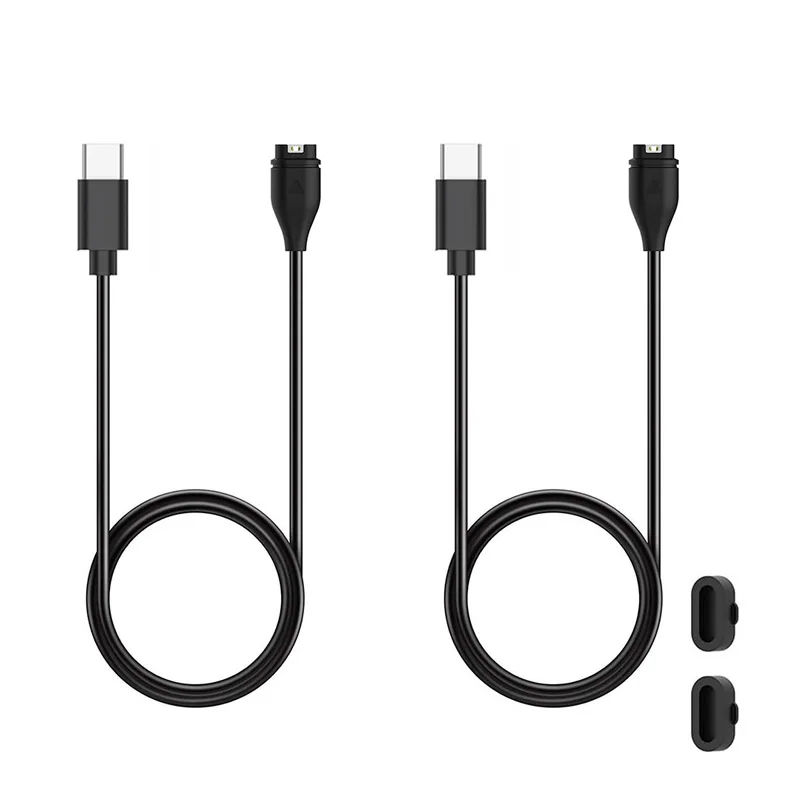 （2-pack）Suitable for Garmin Forerunner 158/165/170/245/255/265charger, Garmin watch replacement USB C charging cable