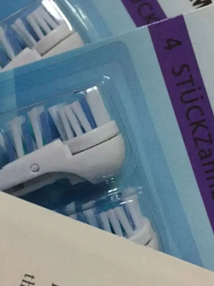 20pcs for Oral-B Cross Action Power 3733 4732 Rotating Power head Dual Clean Toothbrush Replacement Heads Bristle Nozzles