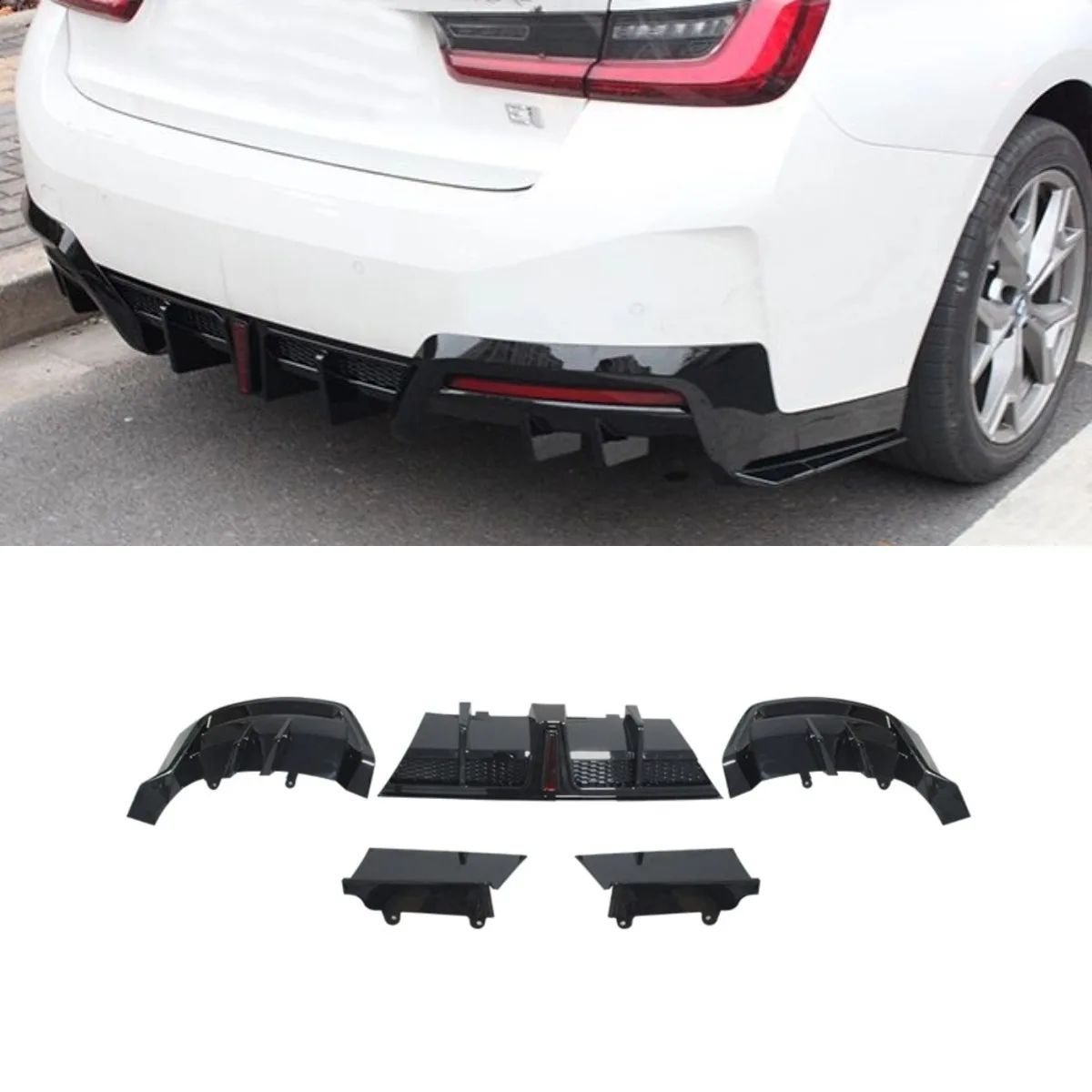 

Car Rear Trunk Spoiler Wing Rear Roof Spoiler Splitter Diffuser Roof Wing For BMW I3 Body Kit Car Accessories