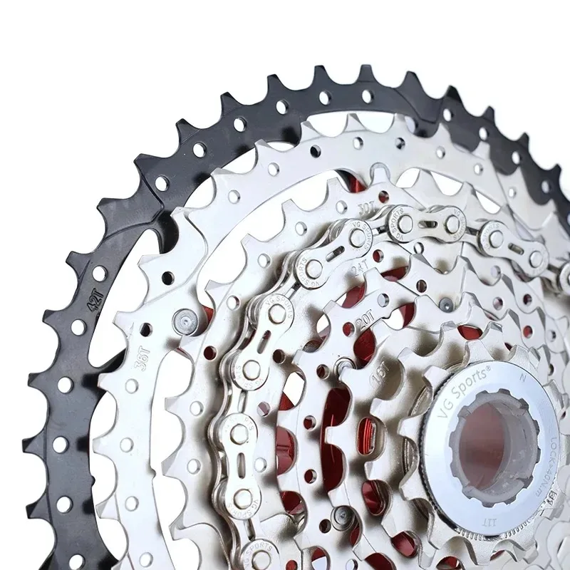 VG Sports 6 7 8 سلسلة دراجات نصف مجوفة لدراجة الطرق الجبلية MTB