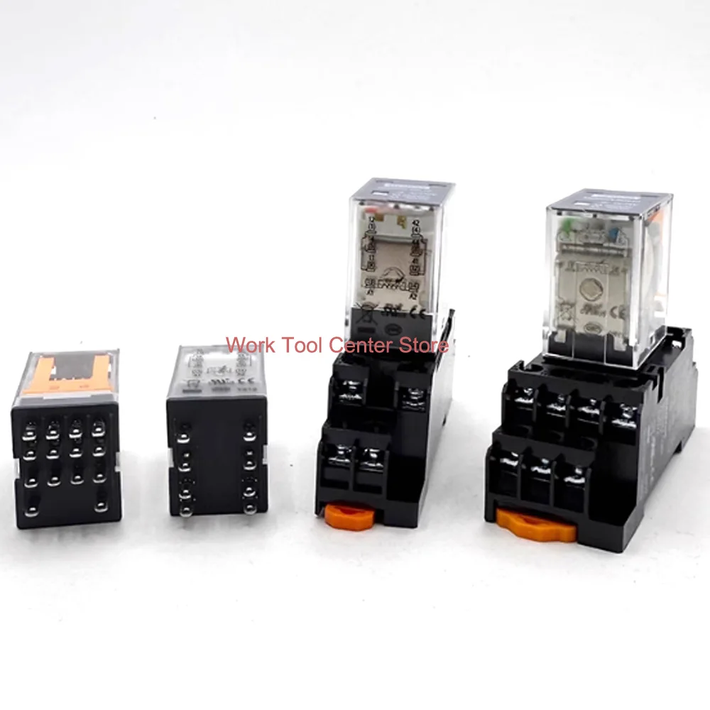 Original Voltage Relay 3RQ0014/3RQ0012-0DA40/0DB40/0CB20/0CF20 DC 12V AC 24V Rele 14Pin Base 3RQ0082-1AB01 Socket LED Indicator
