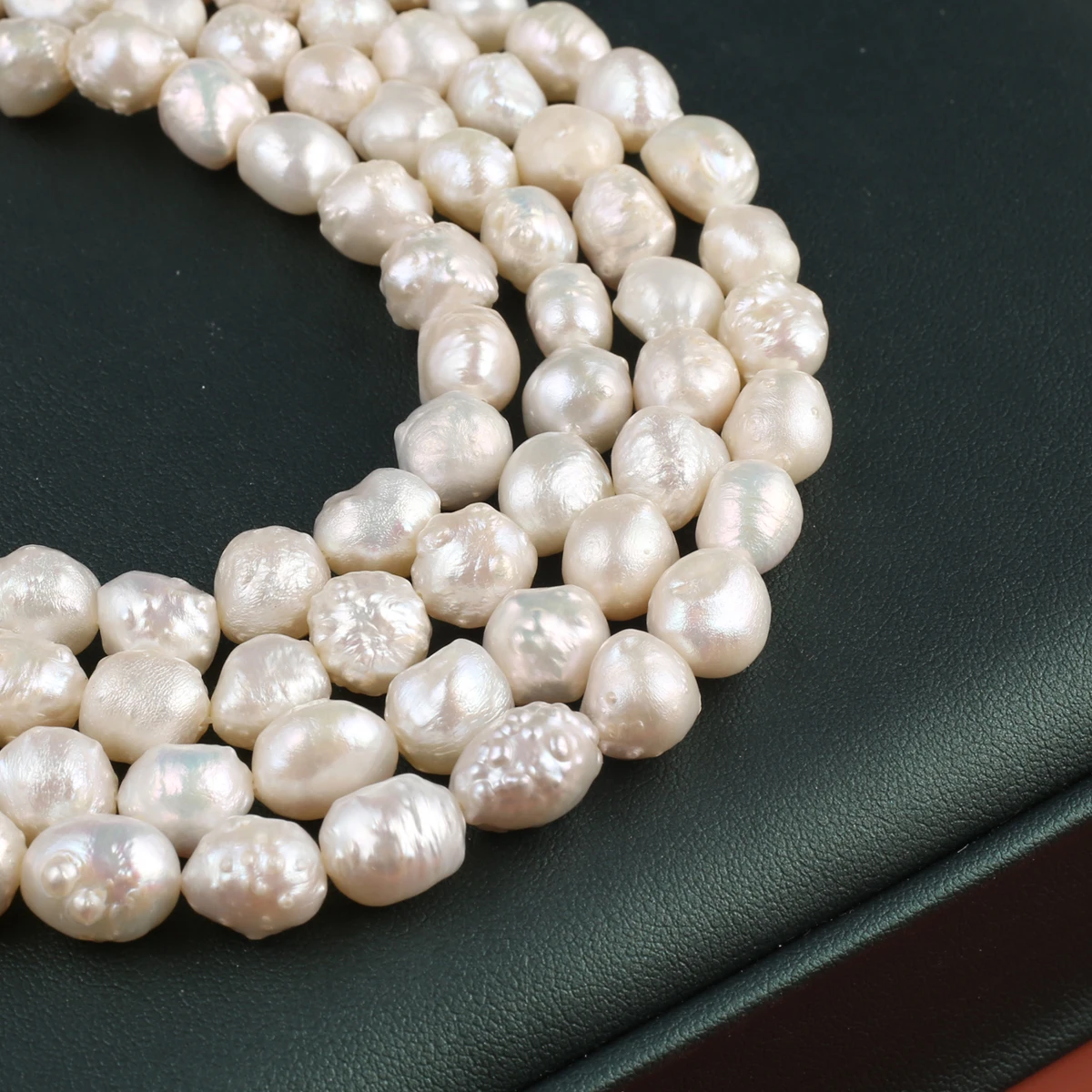 Natural Pearl Rose Bead Exquisite Shape Elegant Appearance for DIY Jewelry Making Handmade Bracelet Necklace Length 36cm