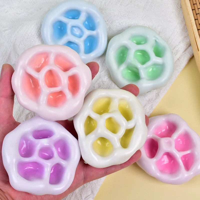 

Flowing Sand Shaped Ice Skin Glutinous Rice Cake Slow Rebound Fidget Toy with Music Creative Decompression Toy for Children