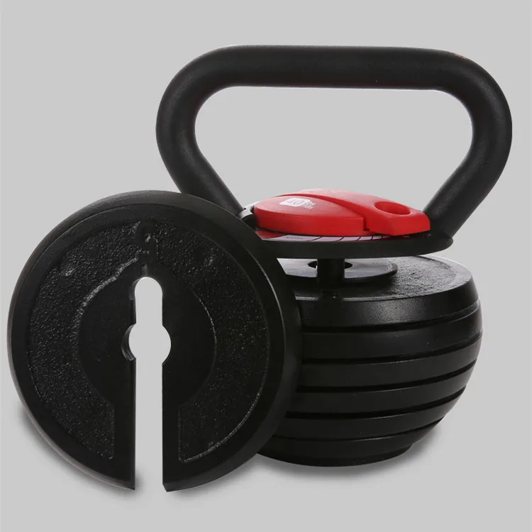 2021 hot sales! 20LB /40LB cast iron weight plate adjustable 18KG Kettlebell