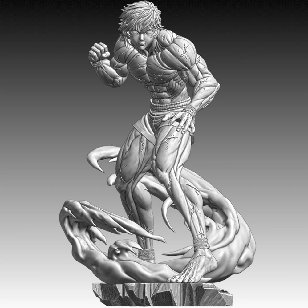 

1/24 Strongest Muscle Fighter Resin Model Figure Toy Collectible Craft Unassembled Miniature Reduction Statue Unpainted Kit