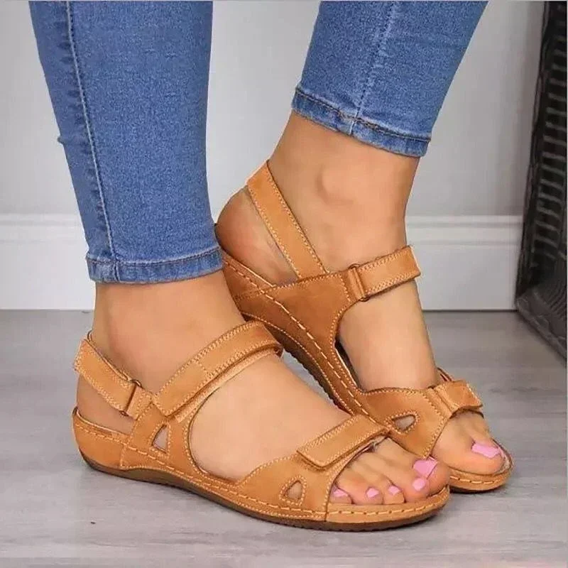 Damen-Sandalen Sommer-Sandalen Outdoor-Strandschuhe für Frauen Lässige Gladiator-Plateauschuhe Damenschuhe Sandalias Mujer