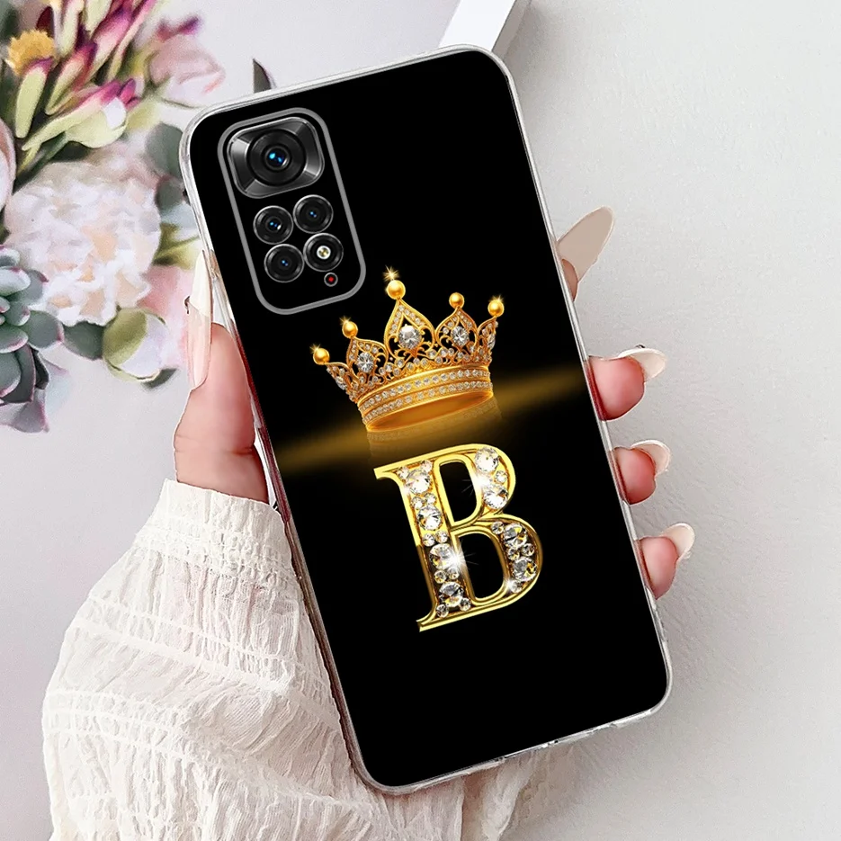 For Xiaomi Redmi Note 11 4G Case Note 11S Cute Letters Cover Soft Silicone Case For Xiaomi Redmi Note 11 Pro Plus Note11 S Shell