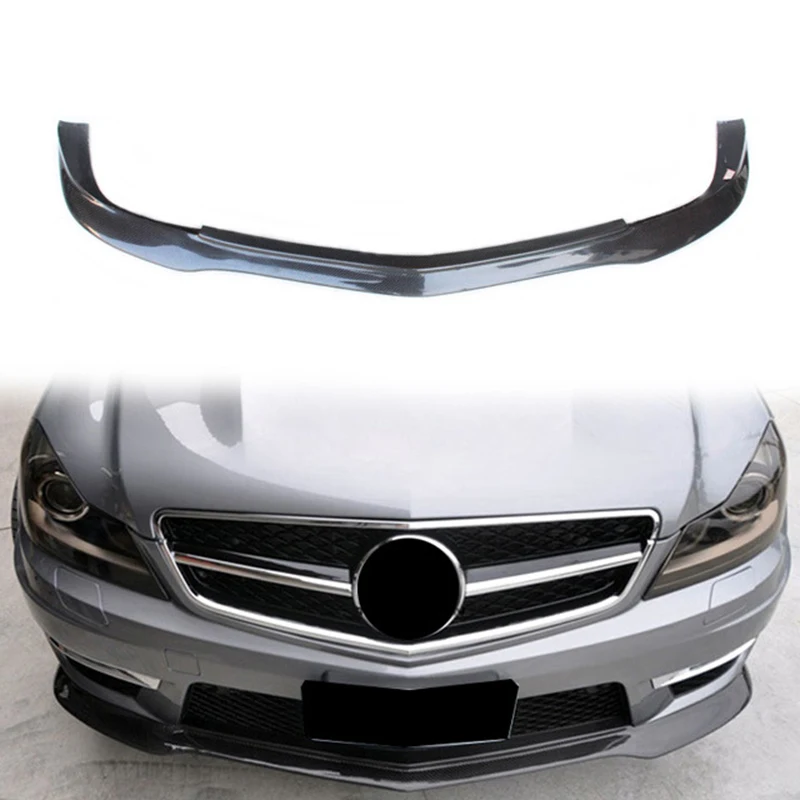 

AMG Style Body Kit Carbon Fiber Fibre Front Bumper Lip Splitter Fits For Mercedes Benz W204 2007-201