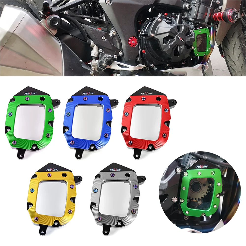 

Motorcycle Front Chain Guard Front Sprocket Cover For Kawasaki Z800 ZR800 Z1000 Z900 ZR900 2017 2018 2019 2020 2021 2022 2023