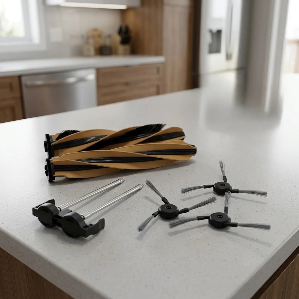 2 Roller Brushes 2 Side Brushes 1 Support Frame For Mova Ultra/for Mobius 60 Vacuum Cleaner For Efficient Cleaning