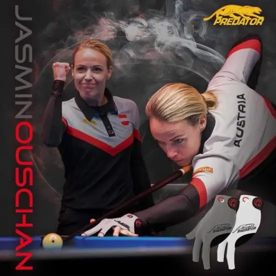 

Перчатки PREDATOR Профессиональный бильярдный кий Перчатки для снукерного кия Рукавицы с тремя пальцами Нескользящие удобные аксессуары для левой руки для бильярда