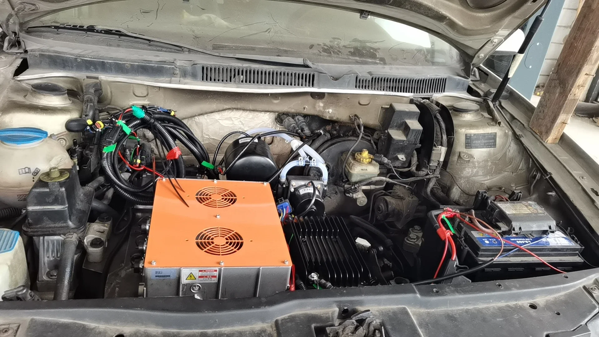 EV Conversion Kit Without Battery for Cars 32KW/ 60KW Liquid Cool Motor Inverter Controller PMSM 130KM/H Cheap Price