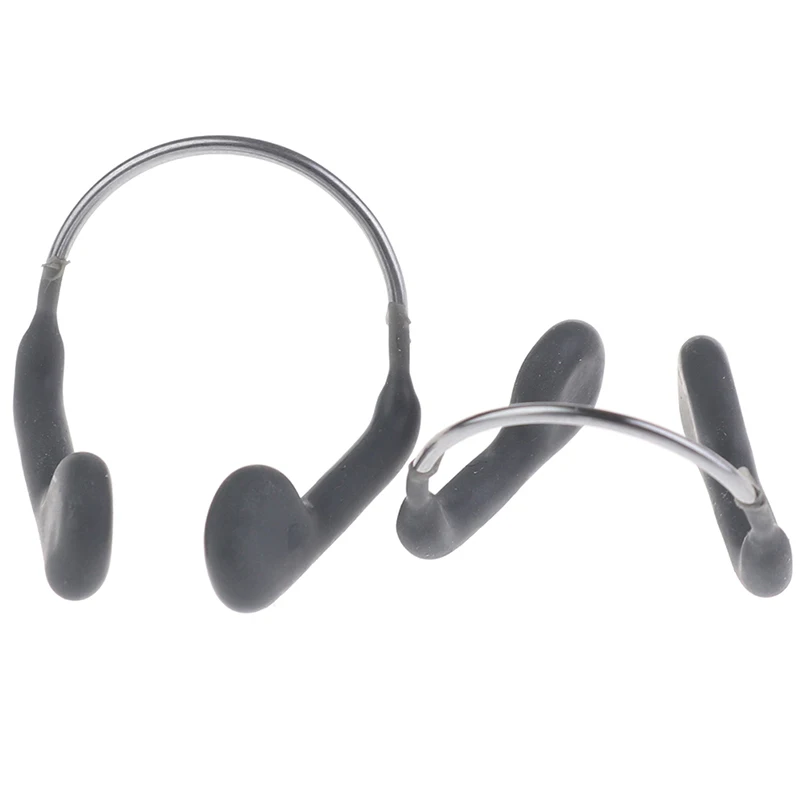 1 قطعة مشبك أنف سلكي مانع للانزلاق من السيليكون الناعم للسباحة والغوص والرياضات المائية