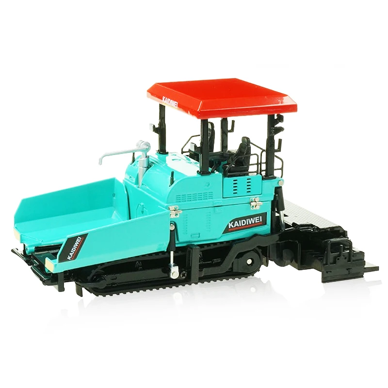 New Alloy Diecast Paver Machine Paving Asphalt Highway Construction Truck 1:40 Engineering Vehicle Model Decoration  Kid Toys