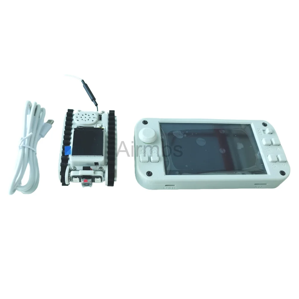 Pipeline Inspektion Drahtlose Video Auto Track RC Roboter mit Kamera Maker Lehre Esp32 Scannen Code Netzwerk DIY Programm Spielzeug