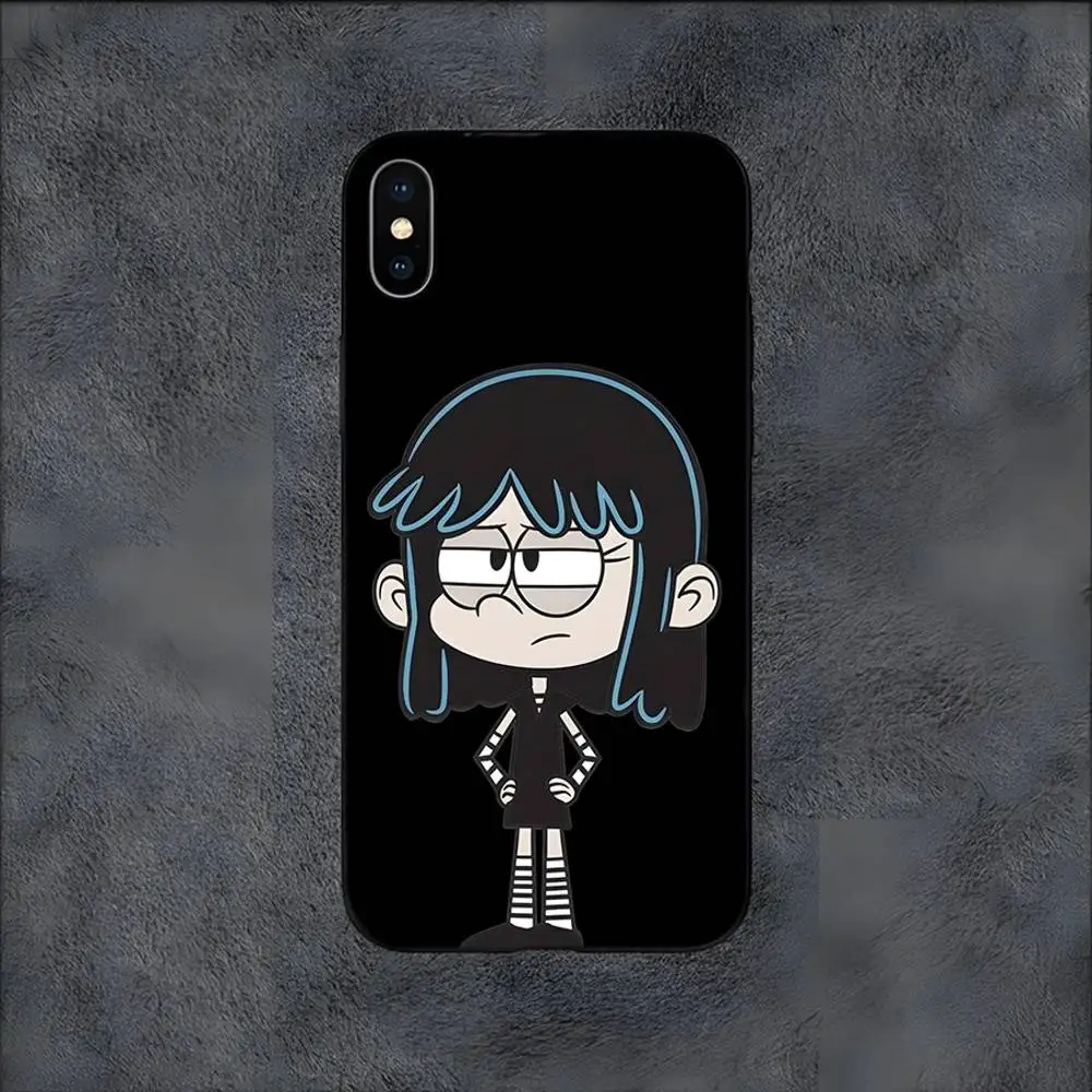 حافظة هاتف L-loud House Long Rugs لهاتف سامسونج S25، S24، S22، S23، S30، Ultra، S20، S30، Plus، S21 Fe، 10,9,5G غطاء سيليكون