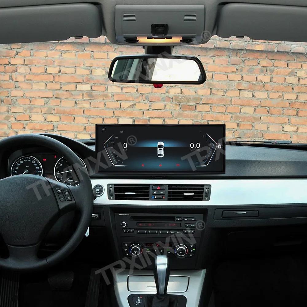 

15,8-дюймовый автомобильный мультимедийный проигрыватель Qualcomm Android 14.0 для BMW 3 серии 2005-2012 годов выпуска, GPS-навигация, головное устройство