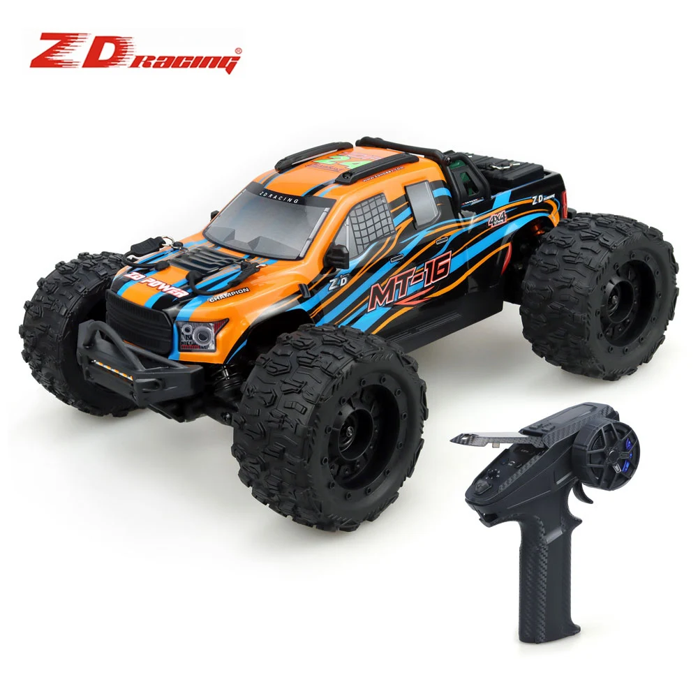 

ZD Racing MT-16 1/16 RC Monster Truck Бесщеточный 3S 80 км/ч 2.4G 4WD RC Автомобиль Бесщеточный Грузовик с дистанционным управлением Внедорожный автомобиль Игрушки