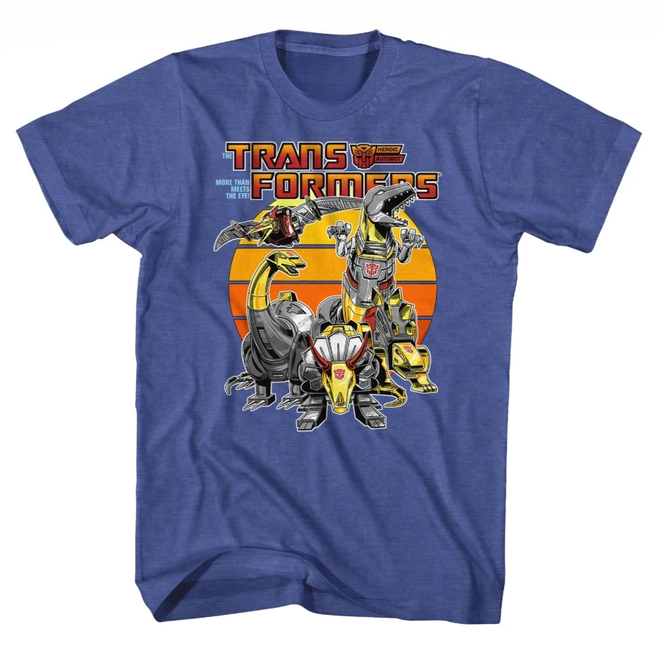 Oficjalna koszulka Transformers z nadrukiem, męska i damska, z krótkim rękawem, luźna, w stylu Y2K, dla par, wygodna.