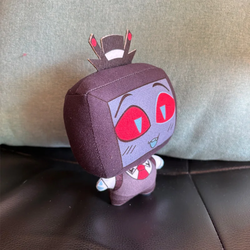 15 cm Alastor 3 V Vox Plüschtiere Tasche Schlüsselanhänger Lustige Anime Animation Hazbin Hotel Charakter Figur Plushie Schlüssel Kette Anhänger Puppe – Detail 3