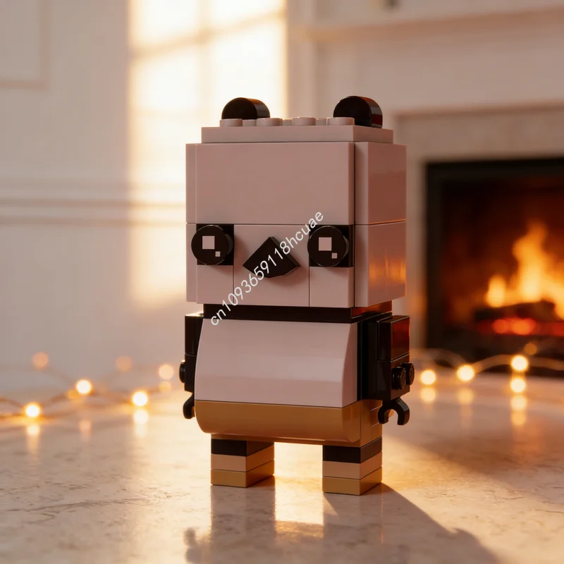 

139pcs MOC Kung Fu Panda Brickheadz Model Building Blocks Architecture Christmas Gift Assemble DIY Creative Idea Toy Education