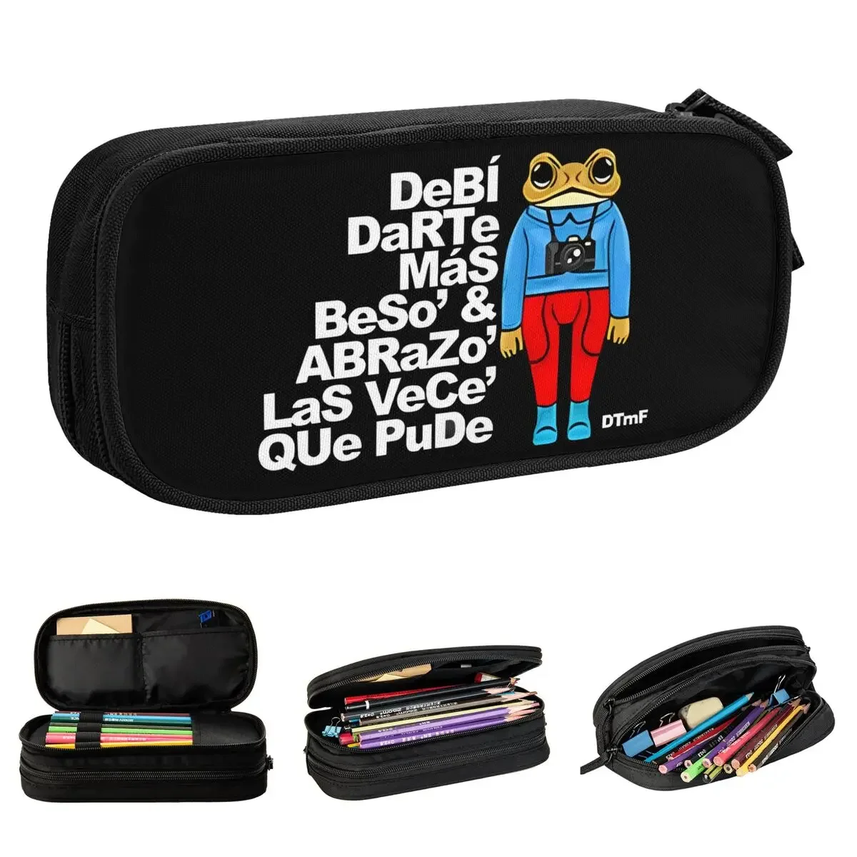 

BAD BUNNY Pencil Case New DTMF Debi Tirar Mas Fotos Pen Box Bags Girl Boy Big Capacity Students School Gift Pencilcases