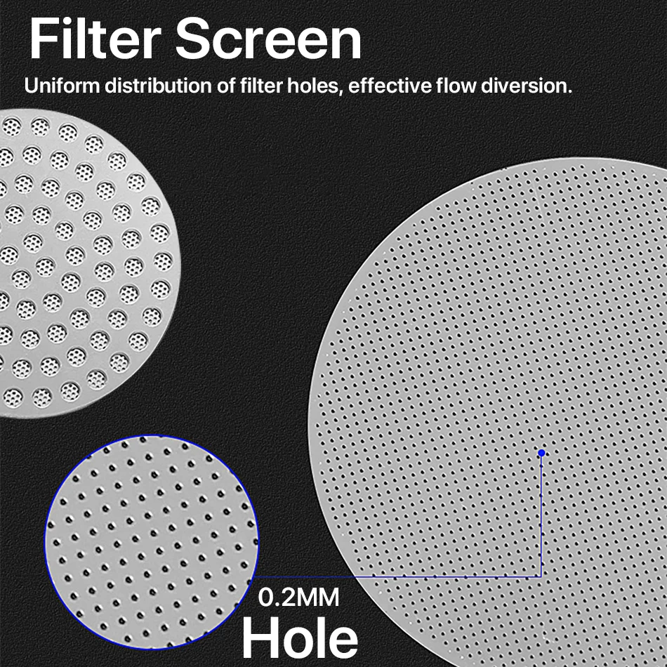 51/53.5/58.5mm Reusable Coffee Filter Screen Heat Resistant Mesh Portafilter Barista Coffee Puck Screen for Espresso Machine