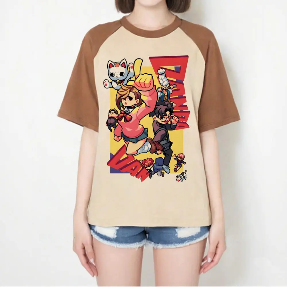 Dandadan 탑 티셔츠 여성 팝 문화 사이키델릭 80년대 애니메이션 그래픽 파스텔 티셔츠 스트리트웨어 애니메이션 80년대 하라주쿠 고딕 여성