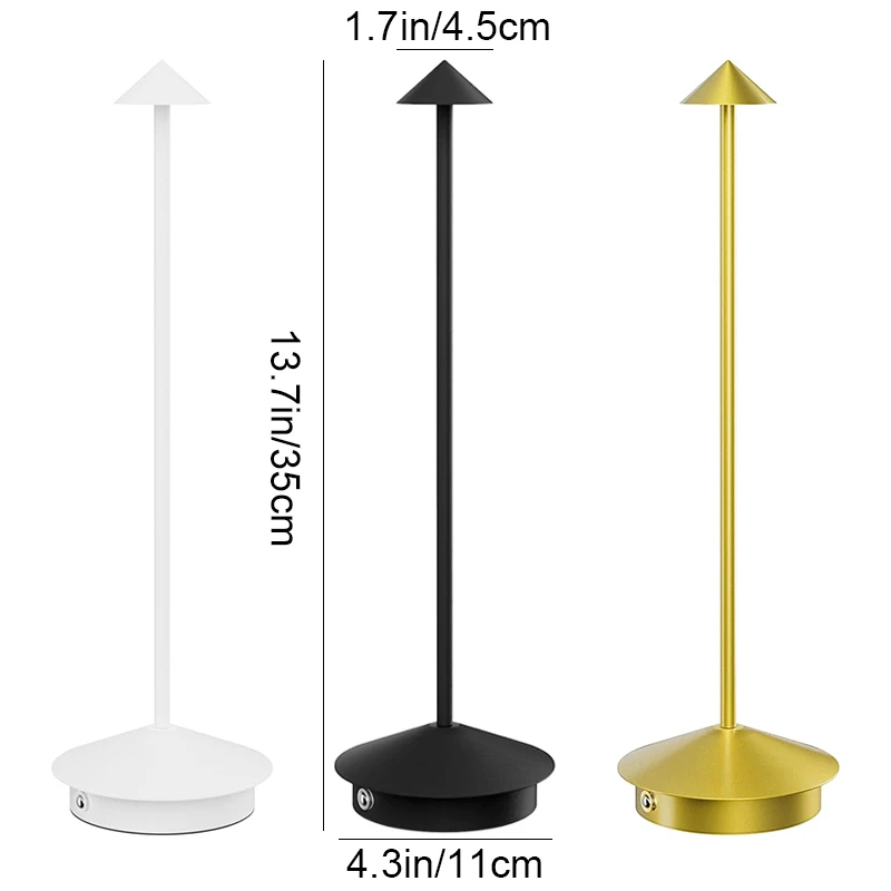 Wiederauf ladbare Tisch lampe kreative Esszimmer Touch LED Hotelbar Kaffee Pina Pro Tisch lampe Lampada da Tavolo dekorative Schreibtisch lampe