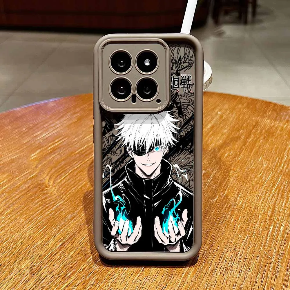 وسيم Jujutsu Kaisen لسامسونج غالاكسي S25 S24 S23 S22 S21 S20 FE ملاحظة 20 الترا زائد غطاء فوندا العين سلم جراب هاتف